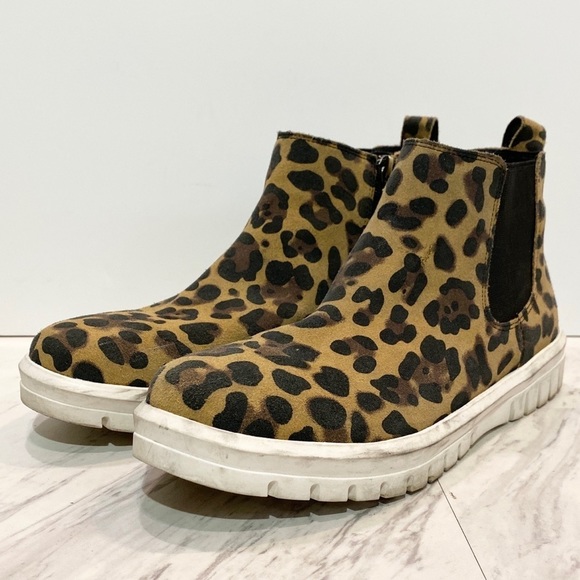Blondo Flora Leopard Waterproof Bootie 9M - Picture 1 of 12